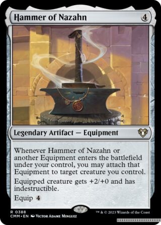 Hammer of Nazahn [CMM – 388] – NM [Normal] TCG MTG