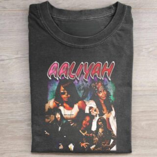 Vintage 90’s Aaliyah Graphic Tee, Music Unisex Shirt, 90s Hip Hop Tee, Gift Fans