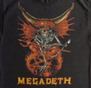 Megadeth Vintage 2000 Tour Concert Black Unisex Cotton T-Shirt S-234XL BL378