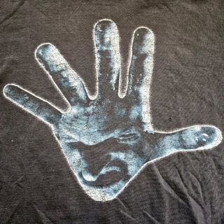 Vintage 90s Black Sabbath Geezer Butler Black Science Hand of Doom T Shirt XL