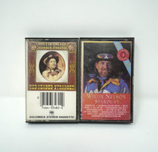 Willie Nelson Red Headed Stranger + Stardust Cassette Tap Set of (2) – Tested