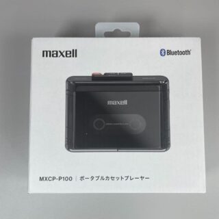 New maxell MXCP-P100 Portable Cassette Player Black MXCP-P100BK from Japan
