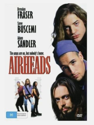 AIRHEADS (1994) Brendan Fraser Adam Sandler DVD BRAND NEW