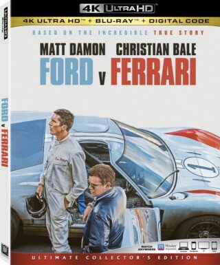 Ford V. Ferrari (4K / Blu-ray + Digital) New