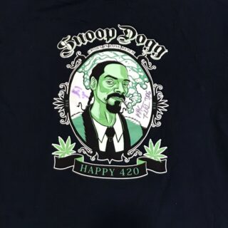 Vtg Snoop Dogg Dog Happy 420 T Shirt Mens 2XL Long Beach Rap Tee Hip Hop