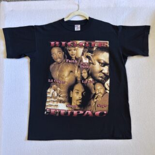 Vintage 90s Tupac BIG Snoop Dogg Top Artist 2pac VTG Rap Tee Shirt Mens Size XL