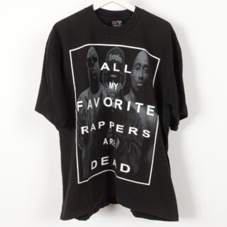 Vintage All My Favorite Rappers Are Dead T Shirt 2Pac Notorious Big Biggie Eazy