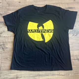 Vintage Late 90s Men Wu-Tang Clan Bat Logo T-Shirt Size 2XL Hip Hop Rap Tee Rare