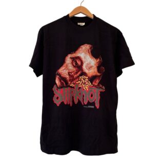 Vtg 2000 Slipknot Maggot Mask Face T-shirt Reprint Tour XL Metal Band Y2K
