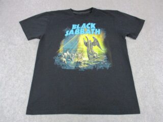 VTG Black Sabbath Shirt Mens XL Black Unorthodox Ozzy Osbourne Band Tee Y2K