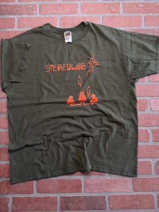 Vintage 90s Stereolab Rare Band Shirt Size XL Sonic Youth