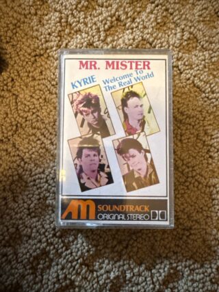Vintage Mr. Mister Welcome to the Real World Cassette tap Kyrie, Broken Wings