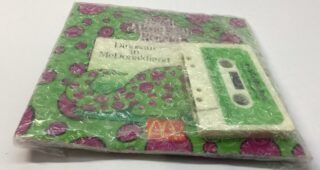 Dinosaurs in McDonaldland read along with Ronald MacDonald book and cassette tap