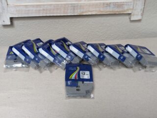 New/ sealed label tap cassettes pack of 10 laminated 12mm TZc-231