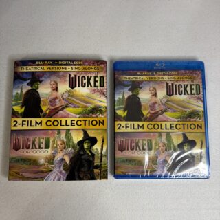 WICKED FOR GOOD, 2-FILM COLLECTION BLU-RAY W/SLIPCOVER NO DIGITAL
