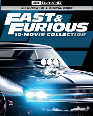 Fast & Furious 10-movie Collection 4K UHD Blu-ray Paul Walker NEW