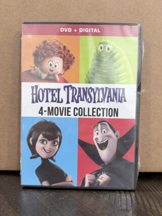 New Hotel Transylvania Movie 4 Pack: Hotel Transylvania 1 2 3 4 (DVD + Digital)