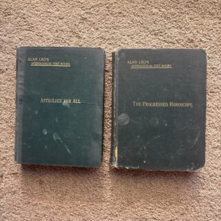 Alan Leo Set Of 2 THE PROGRESSED HOROSCOPE 1936 Modern Astrology, London FAIR