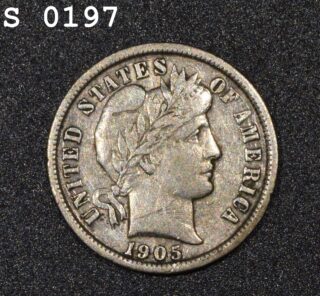 1905 Barber Dime “VF+” *Free S/H After 1st Item*