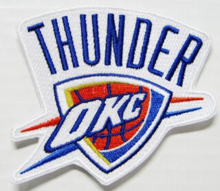 LOT OF (1) NBA OKLAHOMA THUNDER (OKC) BASKETBALL EMBROIDERED PATCH ITEM # 121