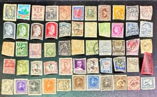 C491, 50+ Stamps Including Items Shown