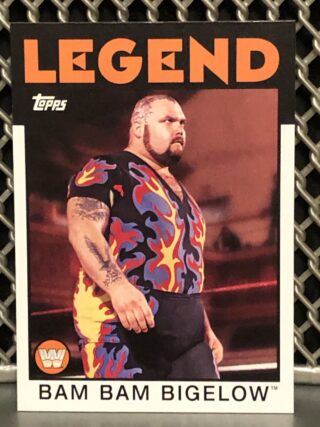 2016 Topps Heritage Bam Bam Bigelow WWE Wrestling Card 1986 #74 WWF WCW ECW NWA