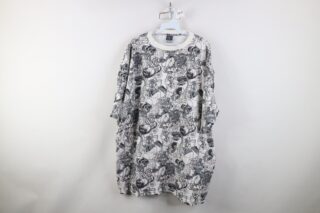 Vtg Y2K Streetwear Mens 3XL 2Pac Biggie Smalls NAS Andre All Over Print T-Shirt