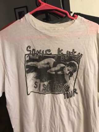 Sonic Youth Vintage Sister Tour Rare Design White Unisex Shirt S-5XL WA1697