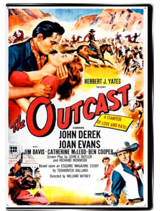 The Outcast 1954 DVD – John Derek, Joan Evans, Jim Davis